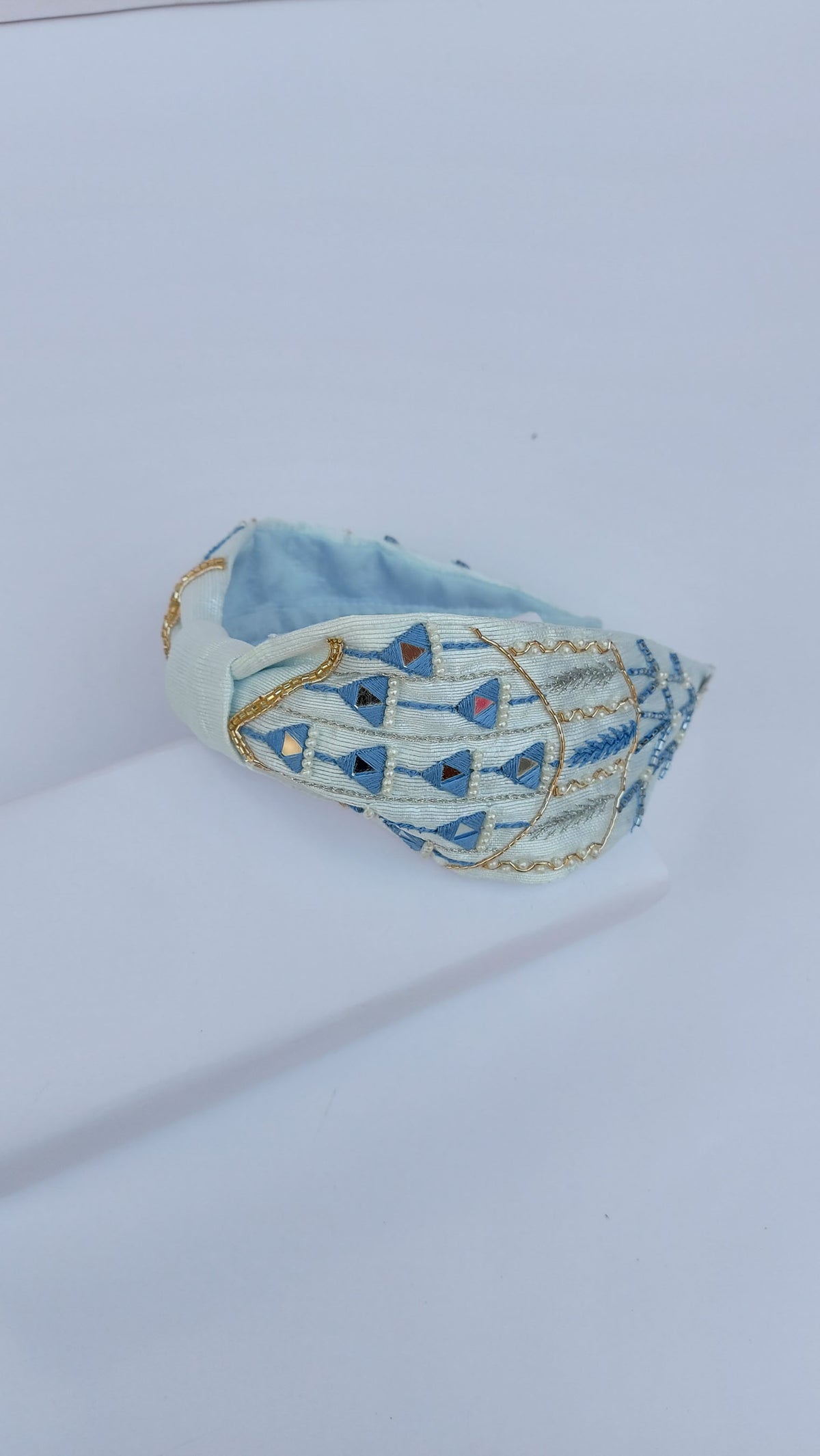 Shenanigans In Powder Blue Hairband | Bells