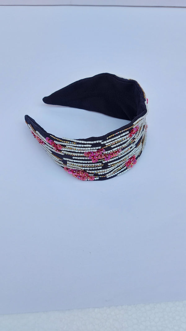 Abstract Roots In Black Hairband Cum Bandana