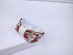 Abstract Roots In White Hairband Cum Bandana