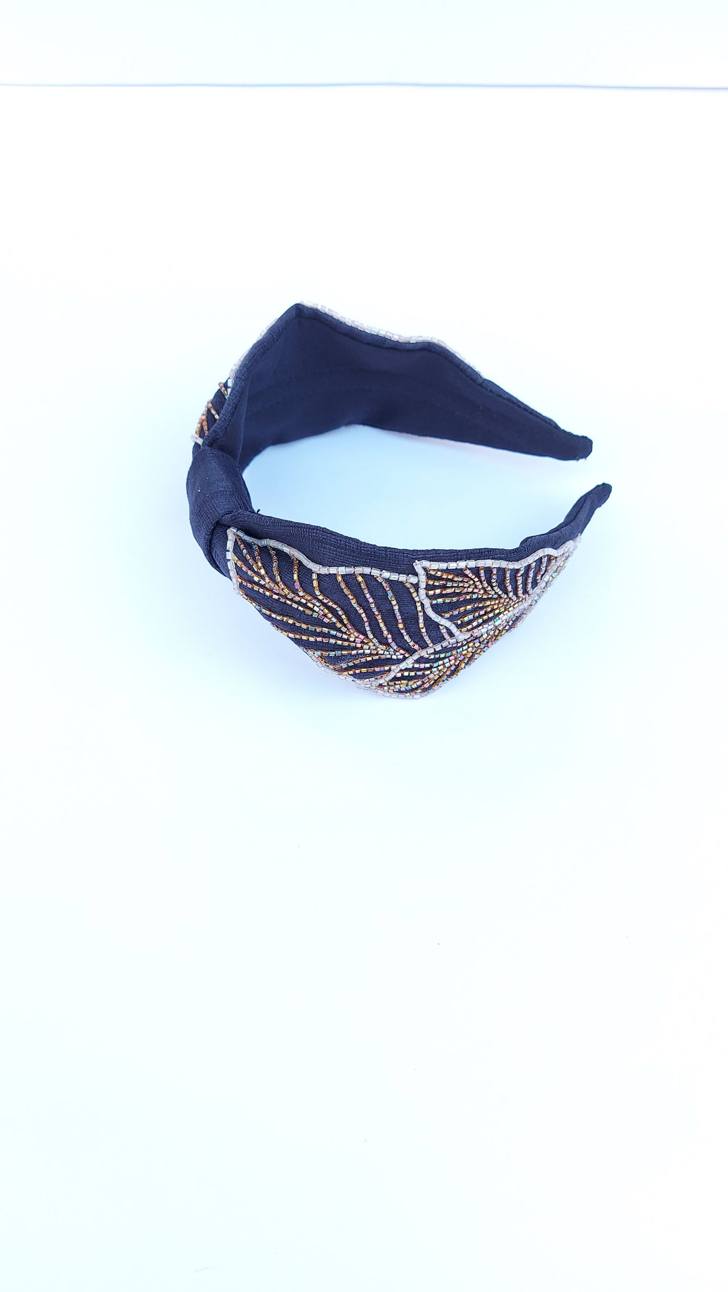 Whispering Strands In Black Hairband | Palm