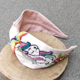 Pink Rainbow Unicorn Hairband