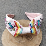 Pink Rainbow Unicorn Hairband