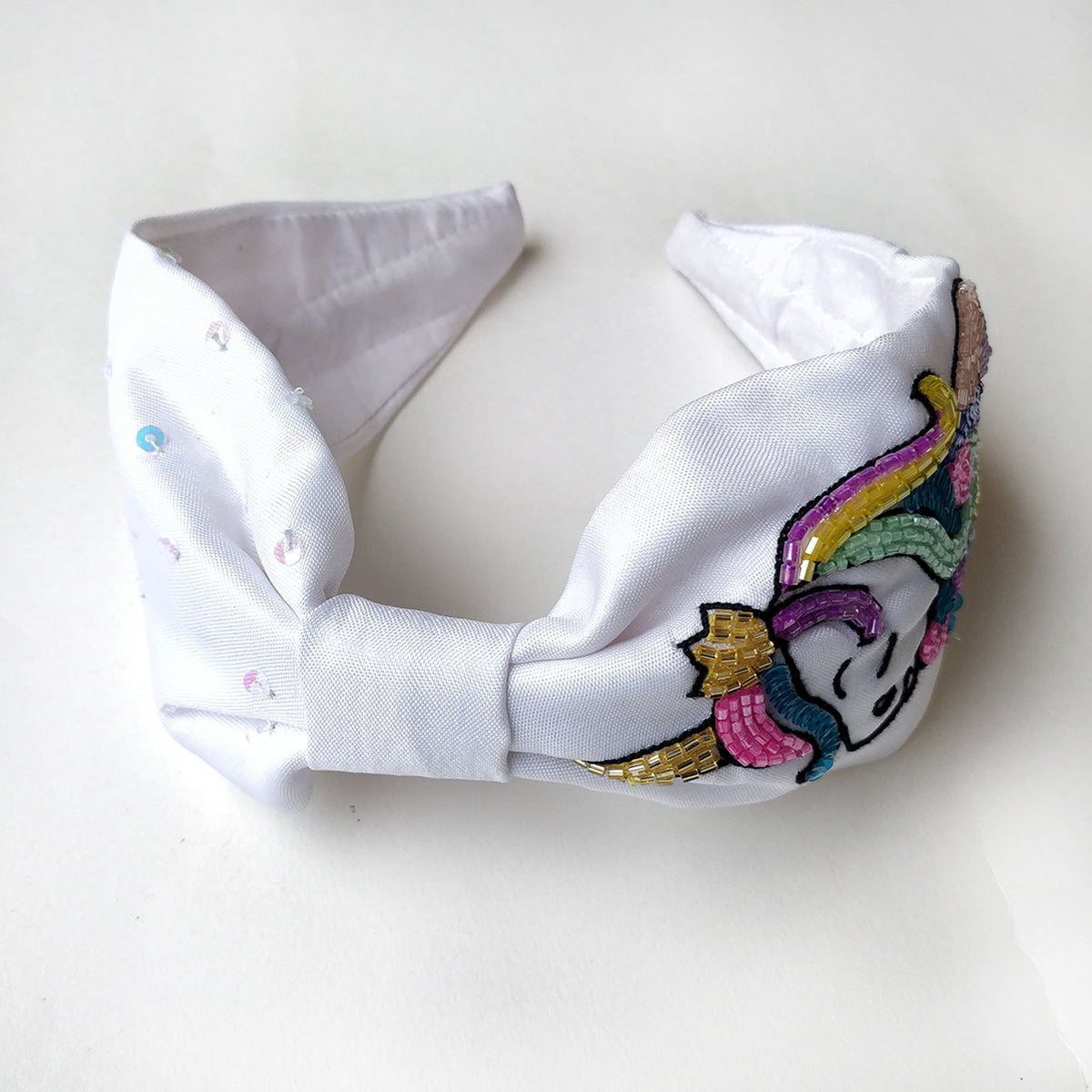 White Unicorn Hairband