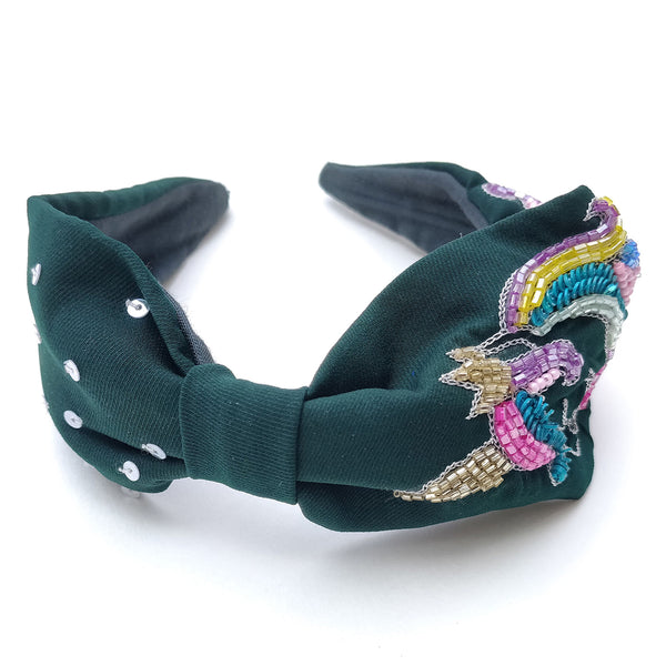 Dark Green Unicorn Hairband