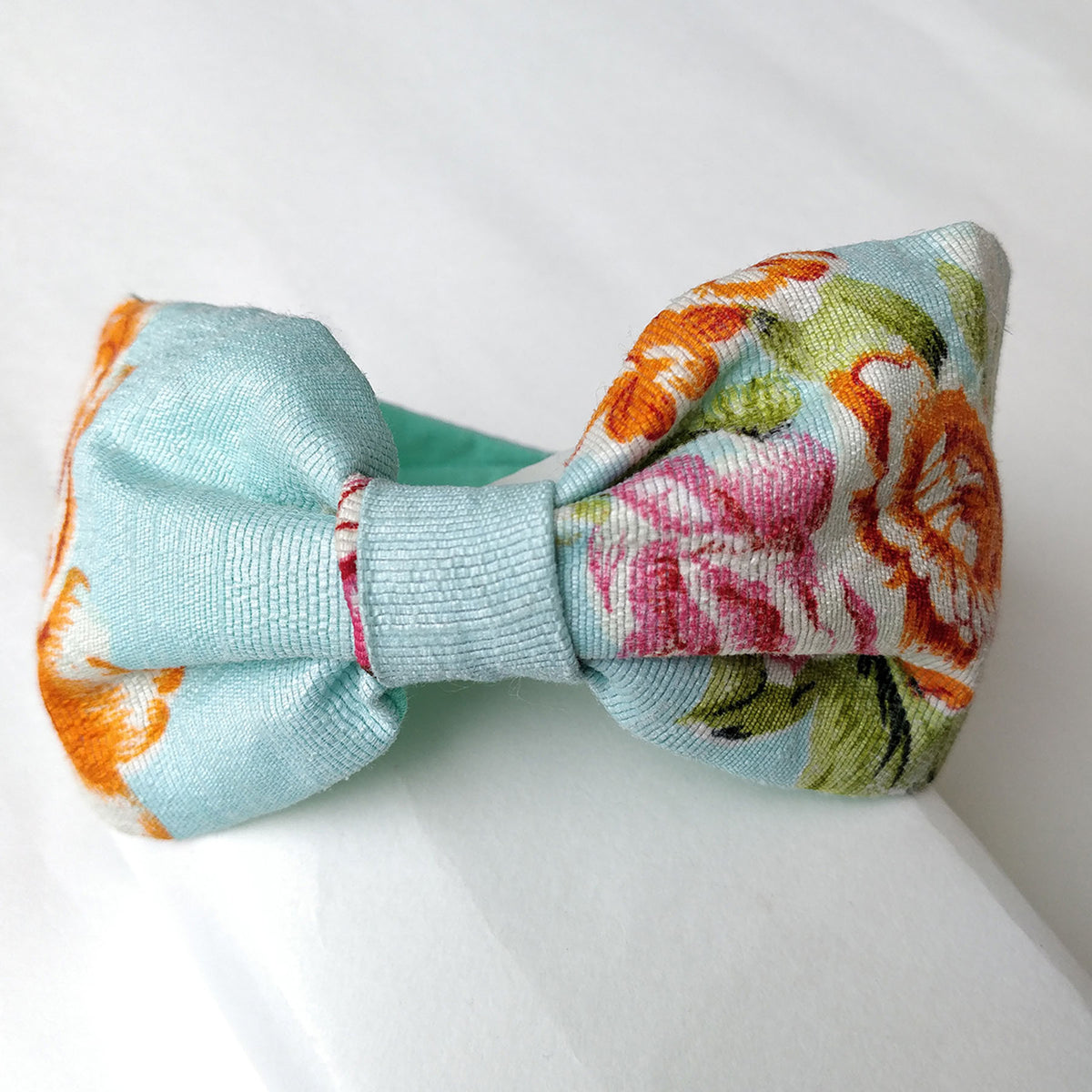 Aqua Blue Printed Hairband