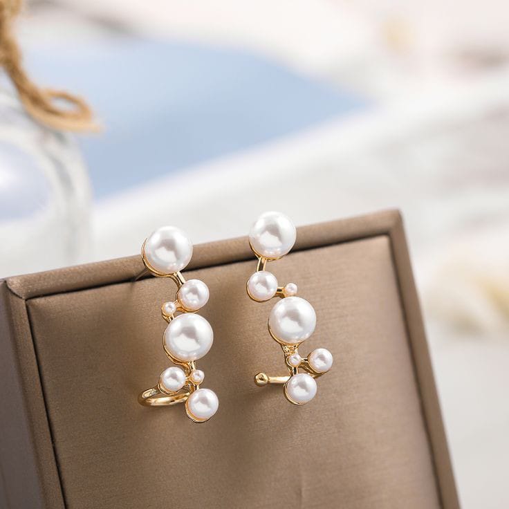 Pearl Cascade Earrings