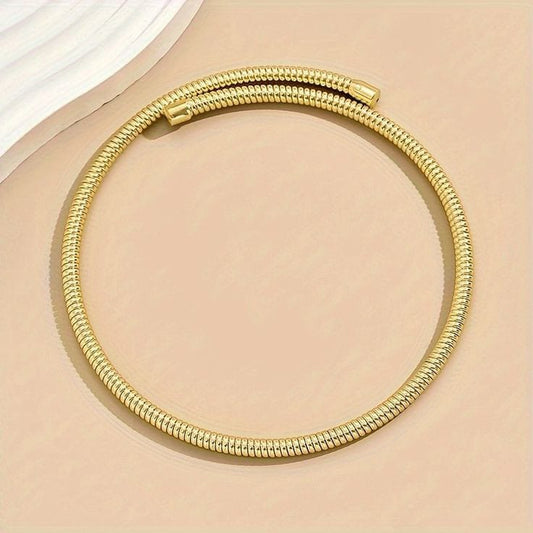 Springy Gold Choker