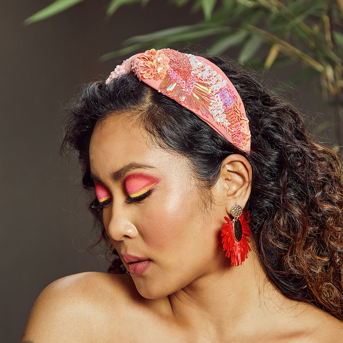 Feathered Foliage Hairband