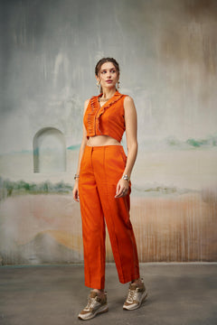 Vibrant Orange Co-ord Set