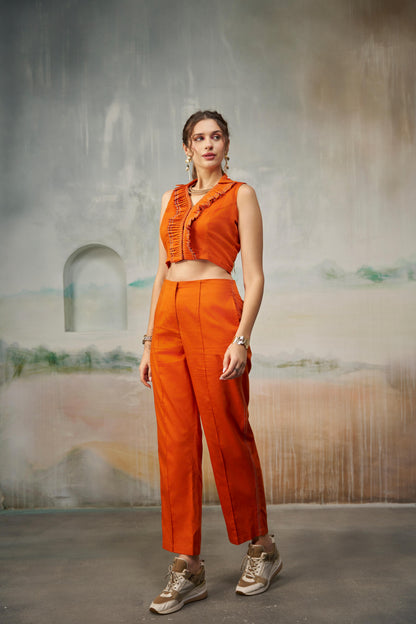 Vibrant Orange Co-ord Set
