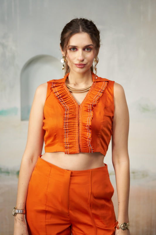 Vibrant Orange Co-ord Set