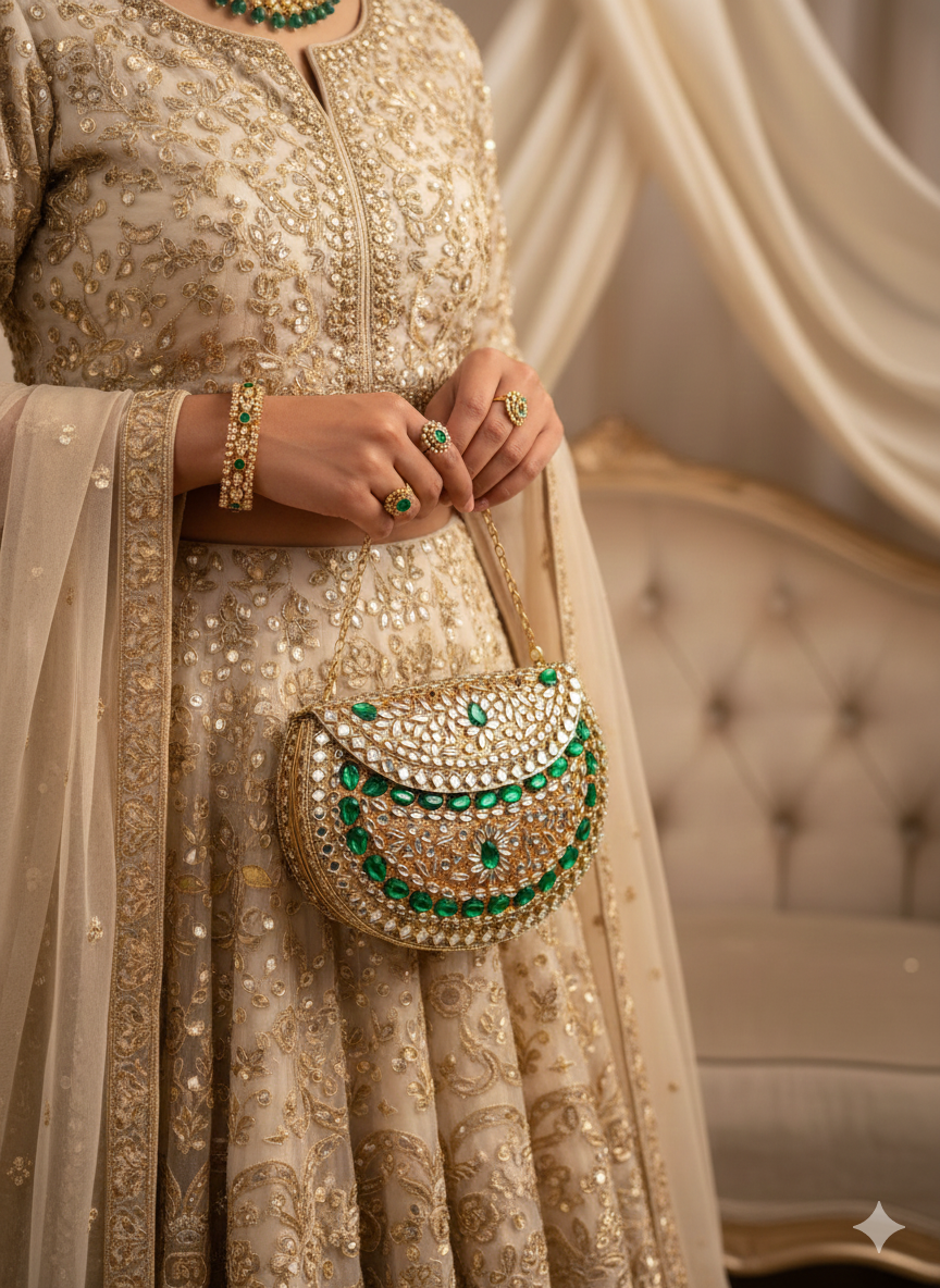 Emerald Regent Clutch