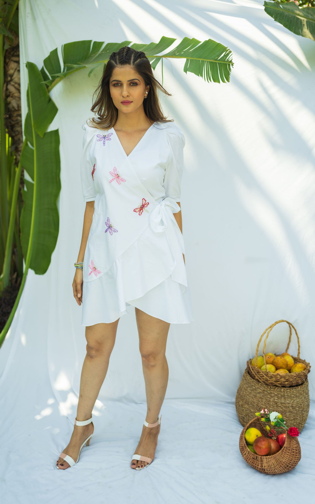 DRAGONFLY OVERLAP DRESS