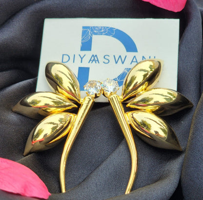 Golden Leaf Earrings