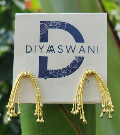 Golden Tassel Earrings