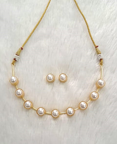 Pearl Luxe Minimalist Necklace Set
