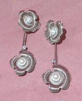 Floral Pearl Earrings