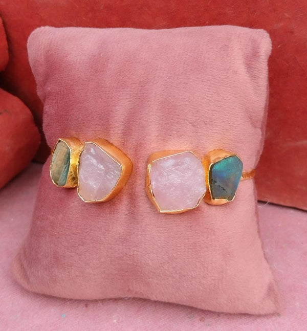 Rose Quartz Dawn Cuff