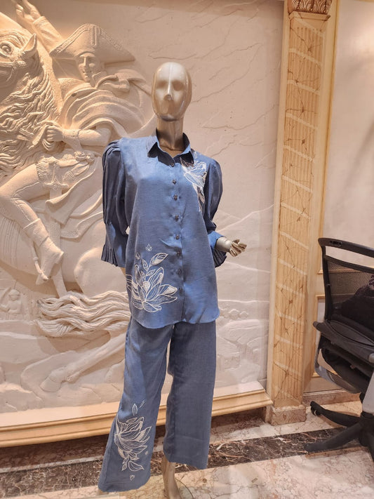 Denim Blue Co-ord Set