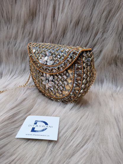 Noor Mahal Kundan Clutch