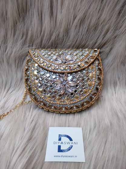 Noor Mahal Kundan Clutch