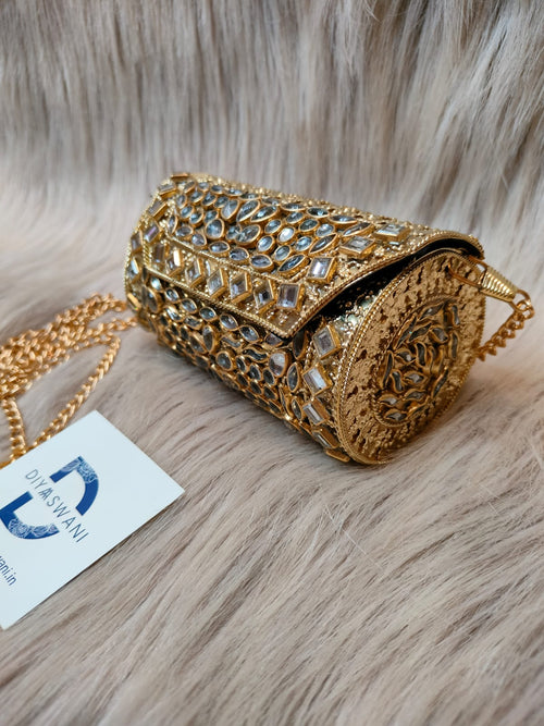 Aafreen Kundan Clutch (Mini)