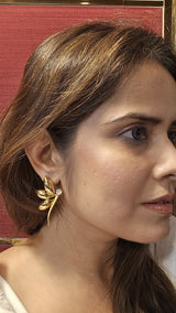 Golden Leaf Earrings