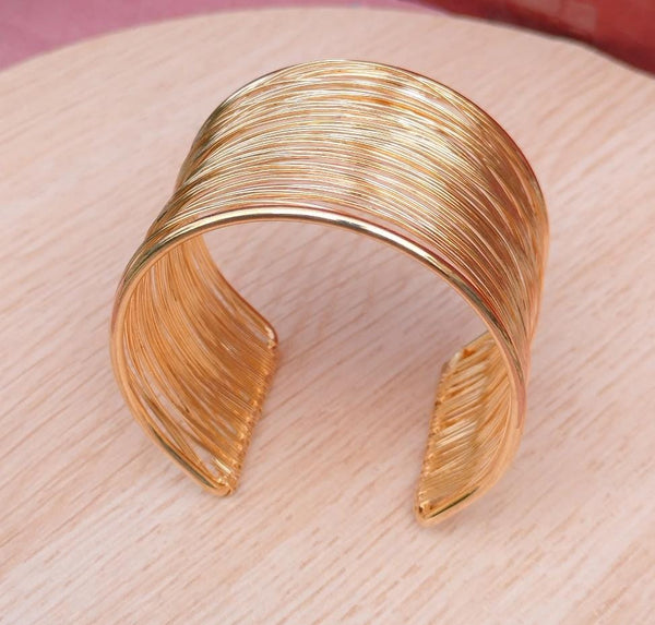 Golden Wire Cuff