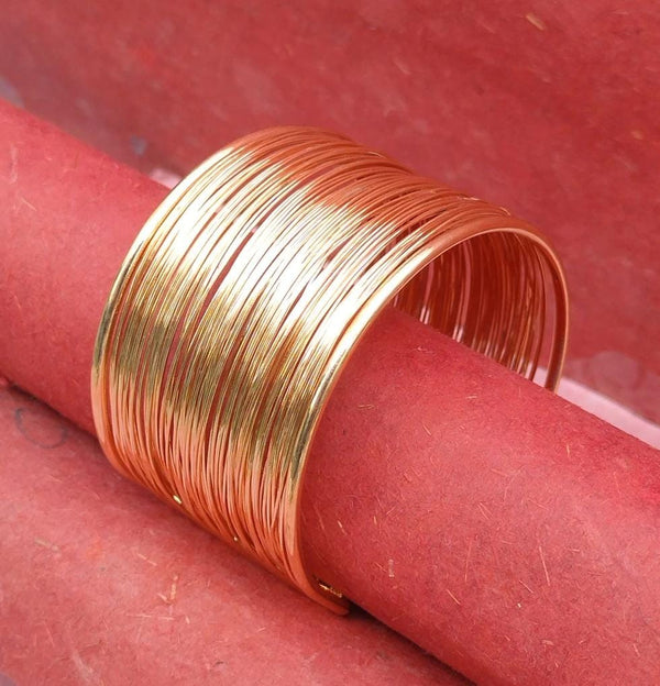 Golden Wire Cuff