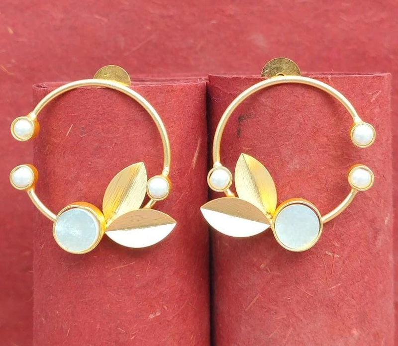 Golden Leaf Earrings