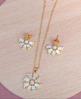 Geometric Grace Necklace Set