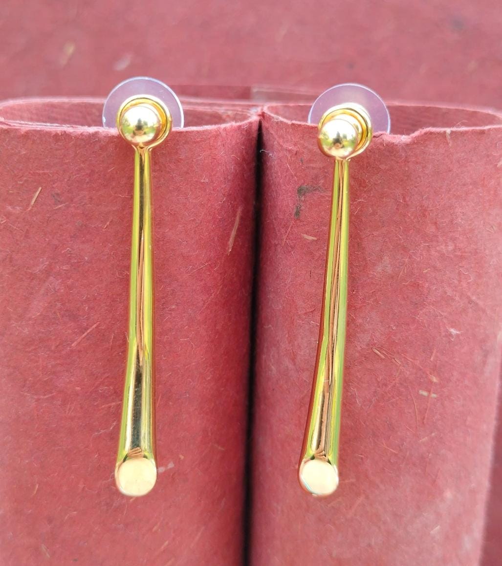 Gold Drop Earrings
