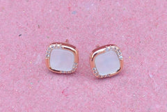 Sparkling Square Studs