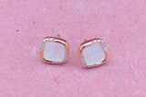 Sparkling Square Studs