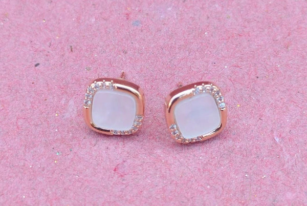 Sparkling Square Studs