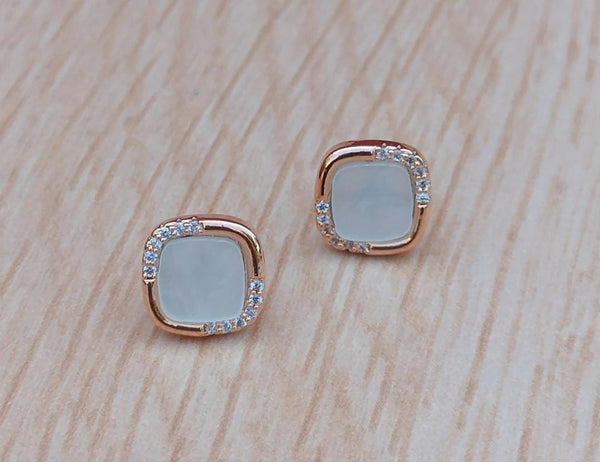 Sparkling Square Studs