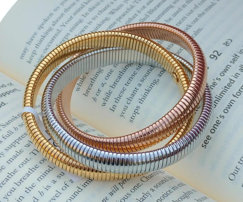 Interlocking Bangle Bracelet