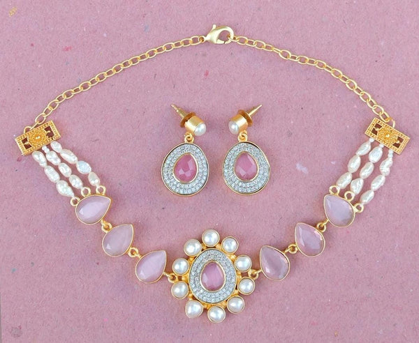 Pink Radiance Choker Set