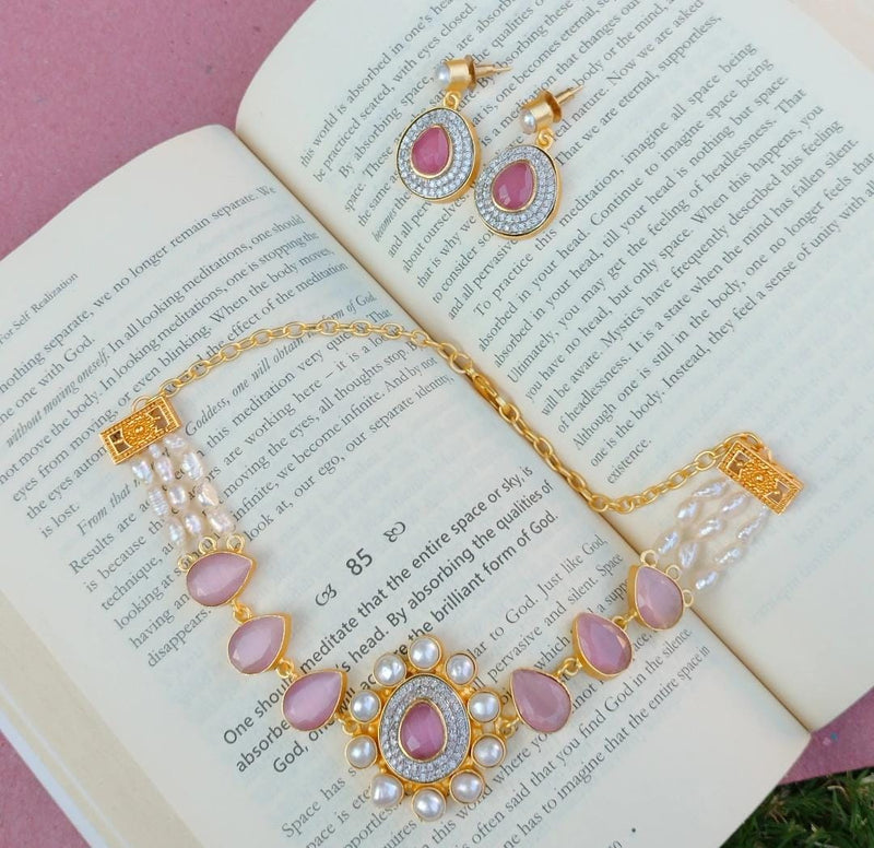 Pink Radiance Choker Set