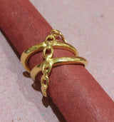 Gold Chain Link Ring