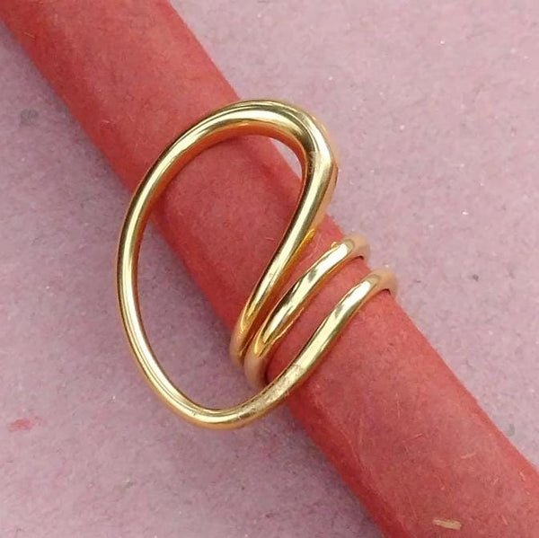 Minimalist Spiral Ring