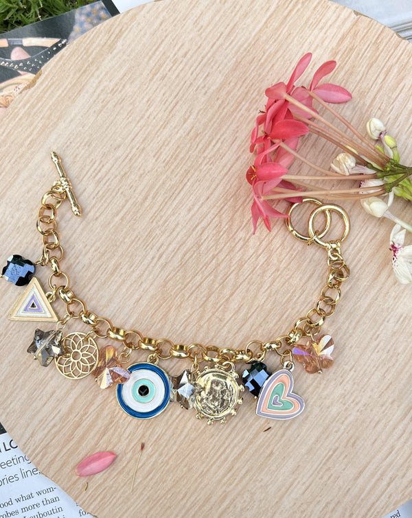 Statement Charm Bracelet