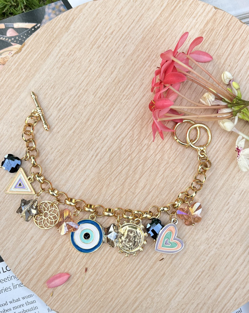 Statement Charm Bracelet
