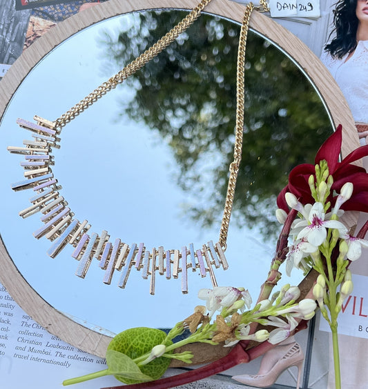 Multi-Bar Cluster Necklace