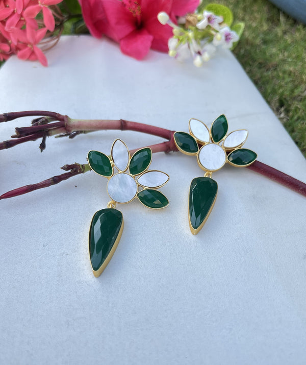 Tropical Bloom Stud Earrings