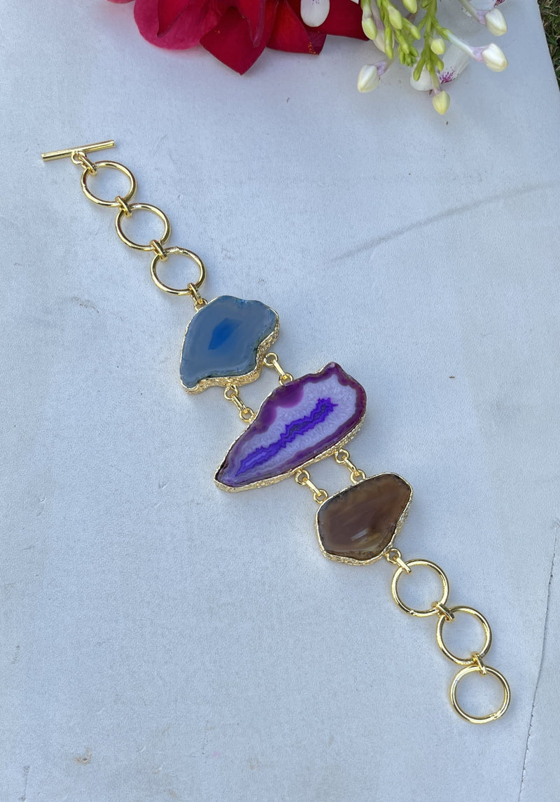 Geometric Stone Bracelet