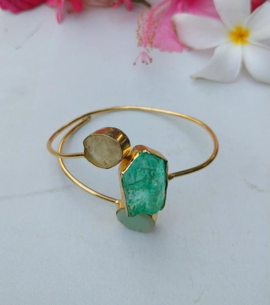 Gemstone Duo Delicate cuff