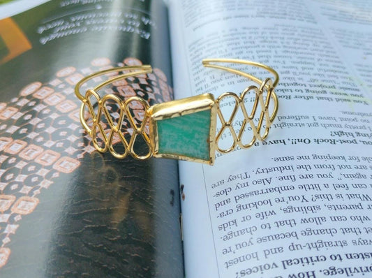 Green Stone cuff