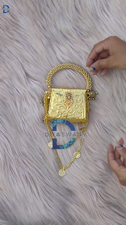Mini Gold Clutch