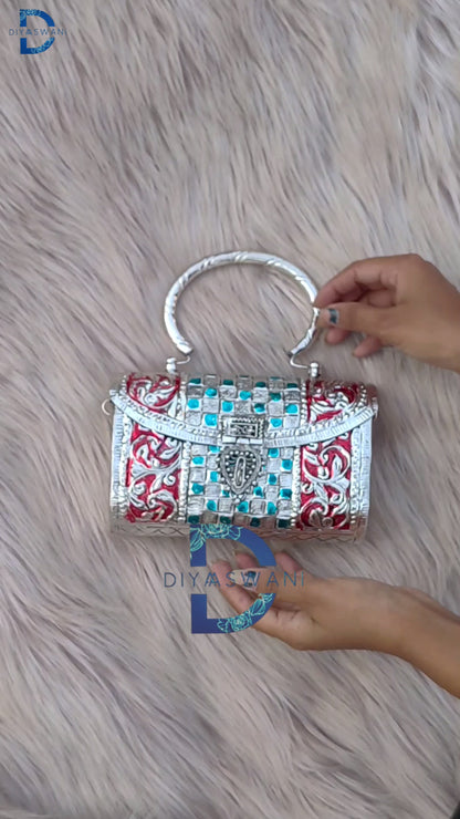 Multicolor Brass Clutch(miduam)